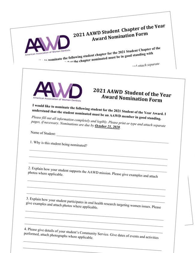 Nominations for 2021 Student Awards are Open!