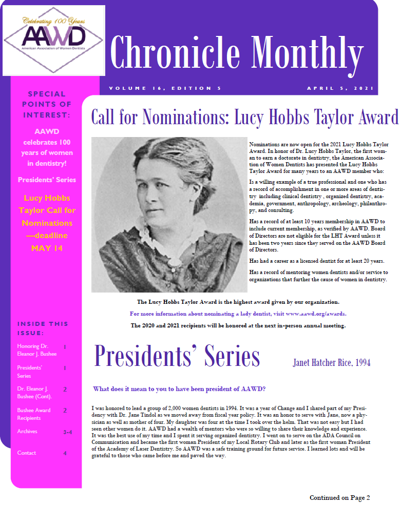 The Chronicle, April 2021 Edition 5