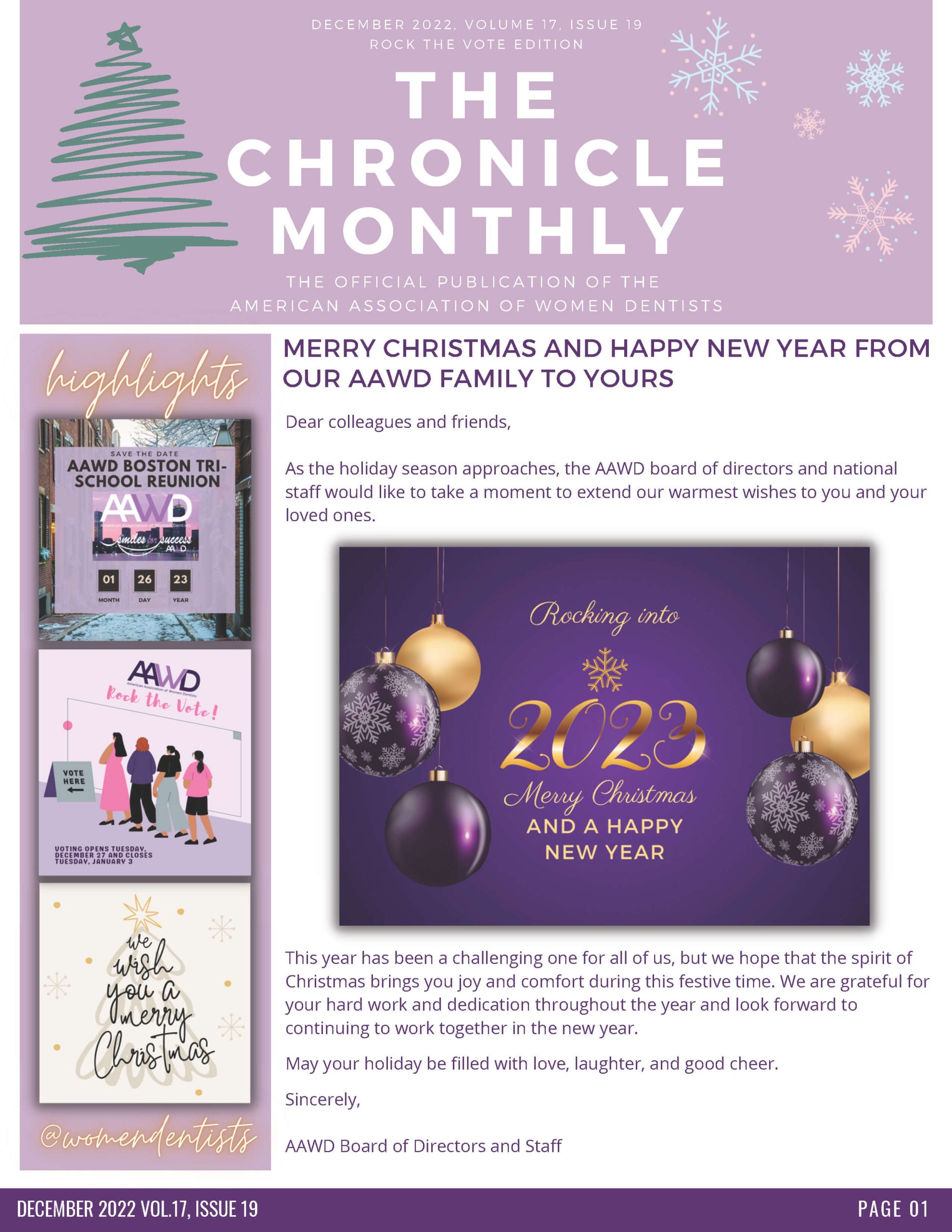 The Chronicle, December 2022 Issue 19